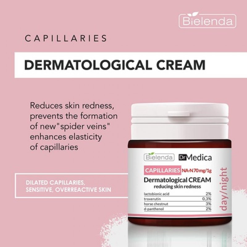 Bielenda Dr Medica - Reduces Skin Redness, Prevents The Formation Of New Veins