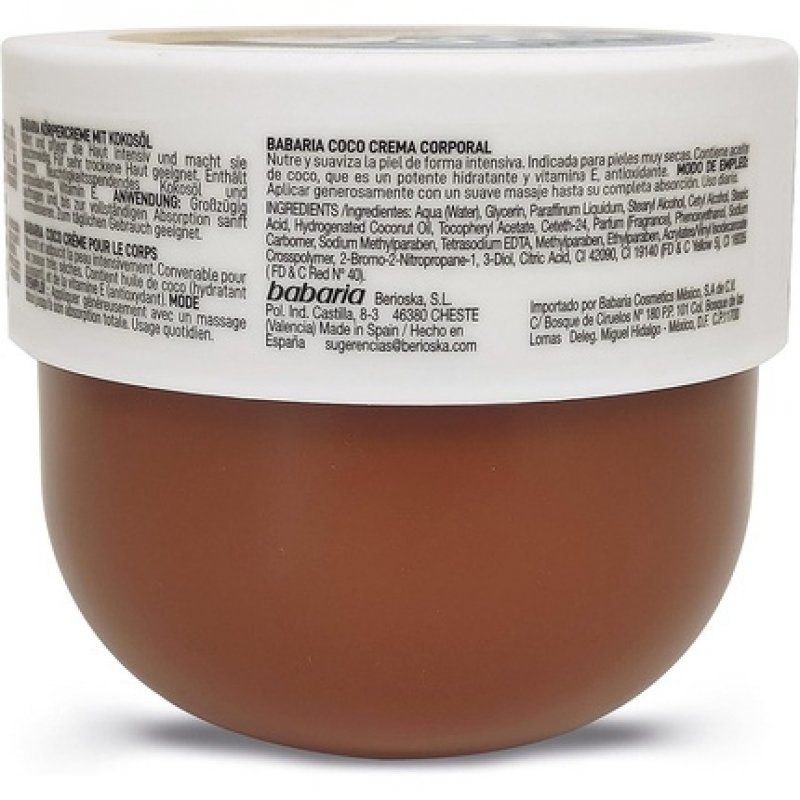 Babaria Coconut Body Cream 400ml
