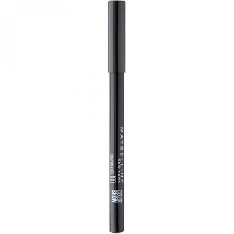 Maybelline Color Show Crayon Khol Eyeliner Pencil Number 100 Ultra Black