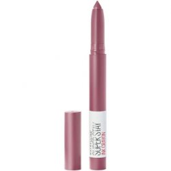 Maybelline Superstay Matte Ink Crayon Longlasting Pink Plum Lipstick with Precision Applicator 1.5g