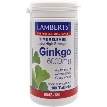 Lamberts Ginkgo 6000mg Extra High Strength 180 Tablets