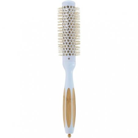 T4B Ilu BambooM Styling Detangling Eco Friendly Natural Bamboo Round Volume Color Hairbrush for Professional