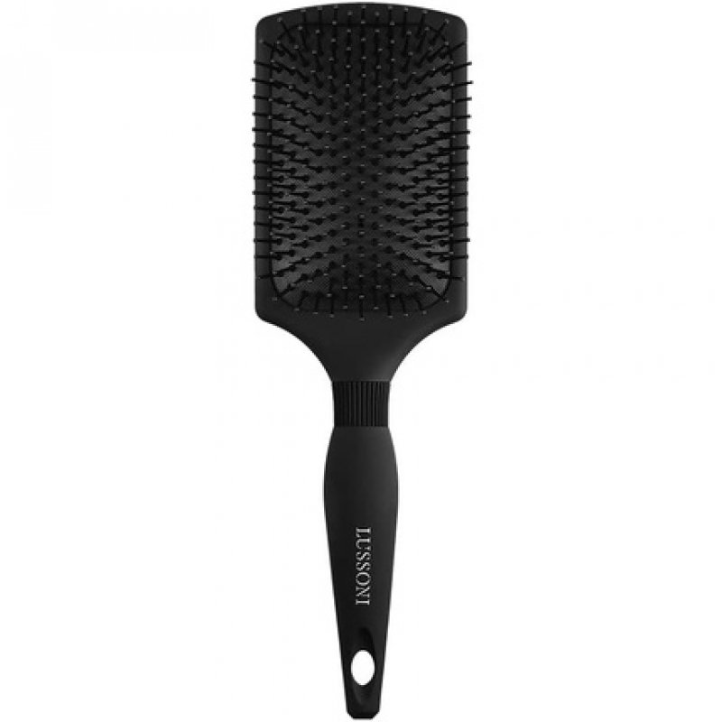 TB Tools for Beauty Lussoni Professional Styling Hairbrush Detangling Brush for All Hair Types Black