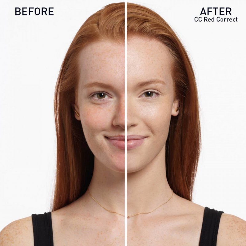 Erborian CC Red Correct with Centella Asiatica Colour Corrector and Anti Redness Cream for Face SPF 25 45ml