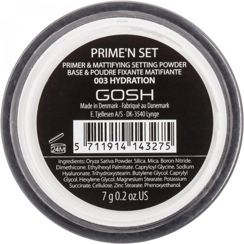 GOSH Prime'N Set Primer & Setting Mattifying Powder Hydration