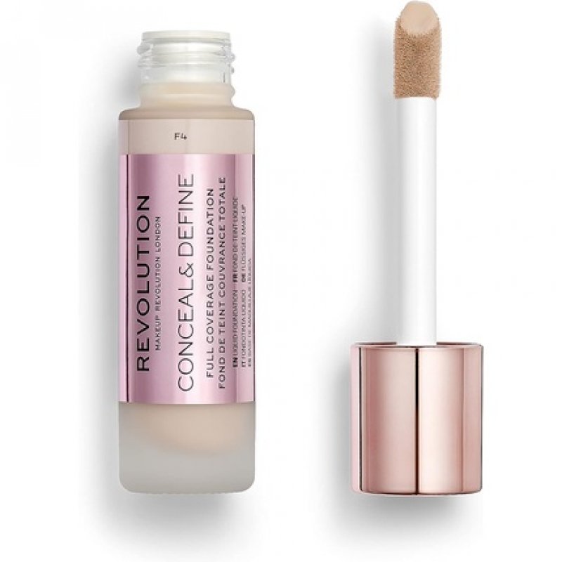 Makeup Revolution Conceal & Define Foundation F4 23ml