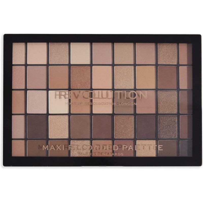 Makeup Revolution Maxi Reloaded Eyeshadow Palette 45 Shades Highly Pigmented Brown Gold Matte Shimmer Finishes 60.8g