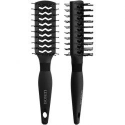 TB Tools for Beauty T4B Lussoni DuoVent Brush Professional Double-Sided Styling Hairbrush for Very Short Hair