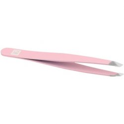 T4B ILU Precision Tip Eyebrow Tweezers for Facial Hair Removal Pink