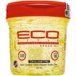 Eco Style Styling Gel with Moroccan Argan Oil All Day Hold Alcohol Free Paraben Free Sulphate Free No Flaking Anti-Itch
