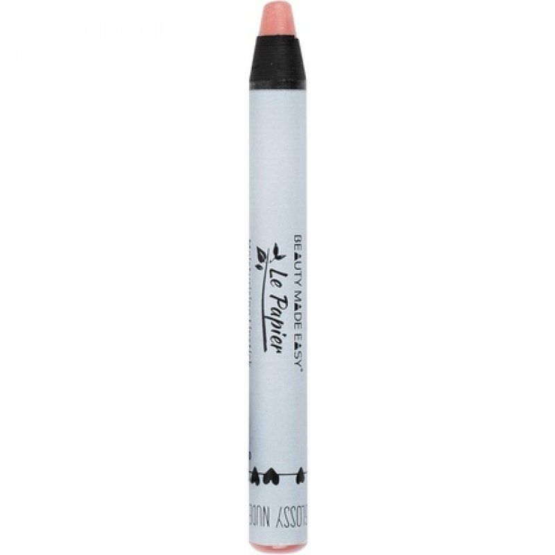 Beauty Made Easy Le Papier Nude Moisturising Vegan Glossy Lipstick Coral 6g