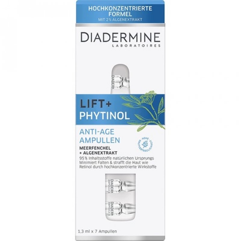 Diadermine Lift Phytinol Anti-Age Ampoules 1.3ml - Pack of 7