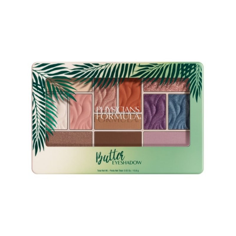Physicians Formula Murumuru Butter Eyeshadow Palette ombre à paupière Sultry Nights Mat, Perle, Brillant