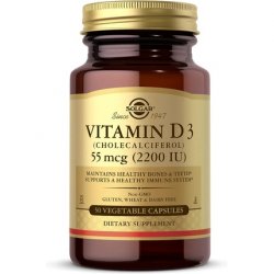Solgar Vitamin D3 2200 IU Vegetable Capsules