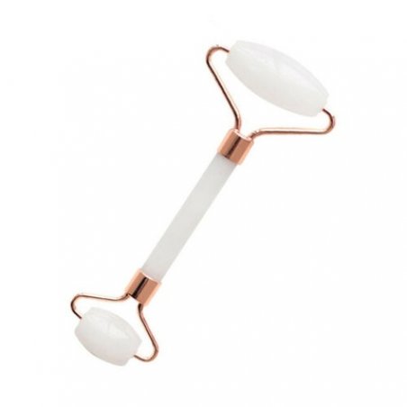 Fluff Face Roller for Facial Massage White Jadeite
