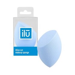 T4B ILU Olive-shaped Makeup Sponge for Foundation, Concealer and Powder Blue