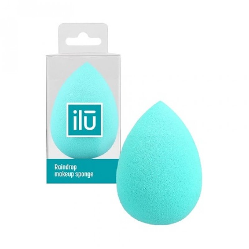 T4B ILU Raindrop Shaped Turquoise Makeup Sponge