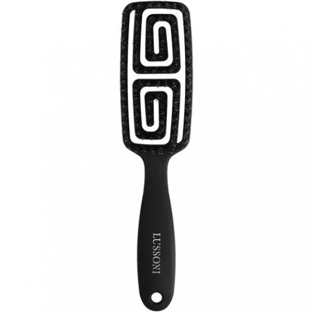 TB Tools for Beauty Lussoni Flexible Hairbrush with Natural Wild Boar Bristles Small