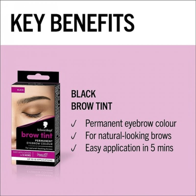 Schwarzkopf Brow Tint Black 17ml