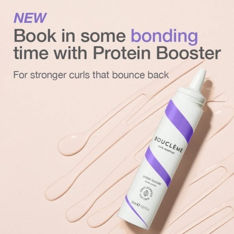Bouclème Protein Booster Add to Haircare Products to Protect and Strengthen Hair 30ml Clear
