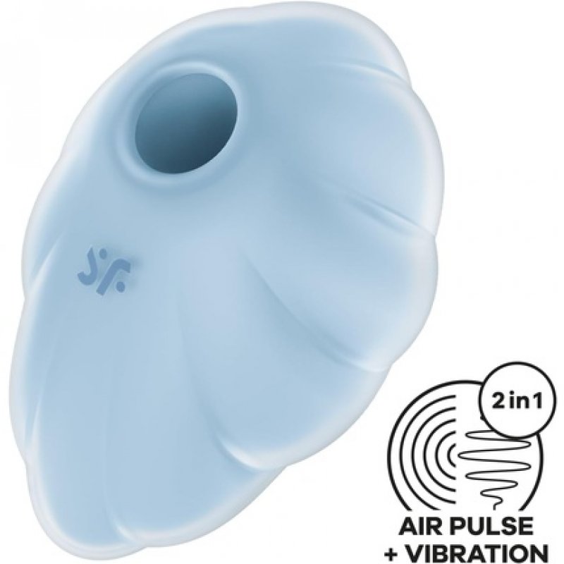 Satisfyer Cloud Dancer 9cm Air Pulse Technology Clitoral Stimulation 2 Separately Controllable Motors 11 Pressure Wave