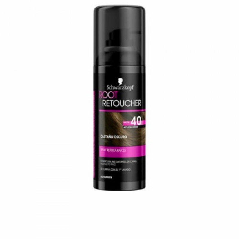 Schwarzkopf Mass Market Root Retoucher Retoca Raices Spray Castano Oscuro 120ml