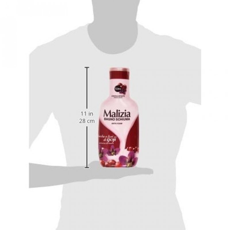 MALIZIA Bagno BACCHE-FIORI Di GOJI 1 Lt Soap and Cosmetics