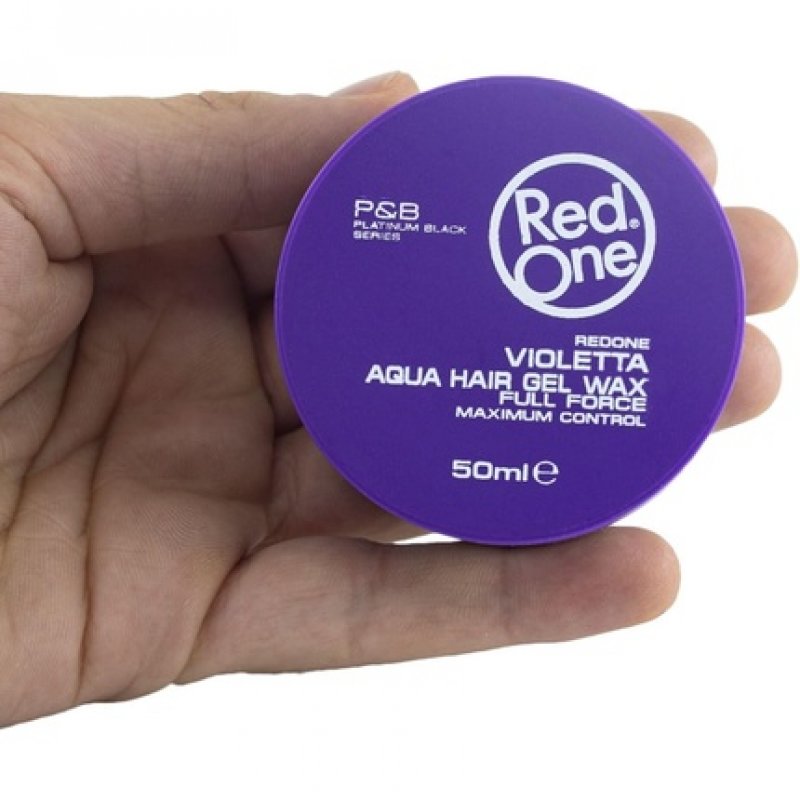 Redone Hair Styling Aqua Wax Violetta 50ml - Travel Size - Strong Hold - Hair Gel Wax - Ultra Hold - Lavender Scent -