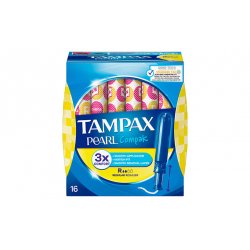 Tampax Pearl Compak Regular Tampons with Applicator 16