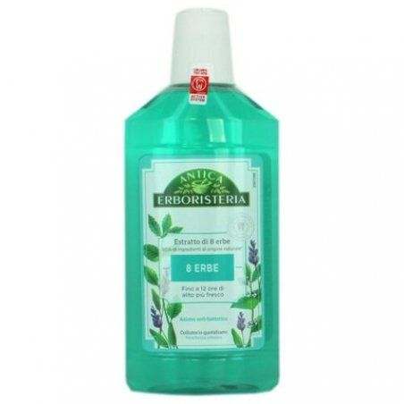 Antica Erboristeria 8 Herbs Mouthwash 500ml Dental Hygiene
