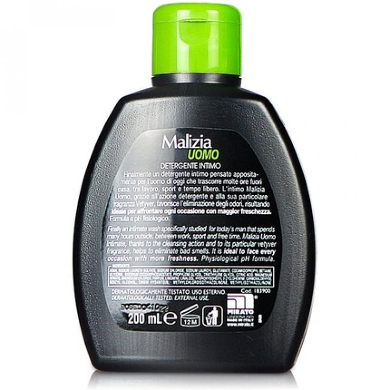 Malizia Uomo Vetyver Intimate Soap 200ml