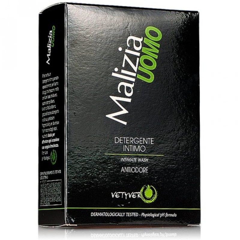 Malizia Uomo Vetyver Intimate Soap 200ml