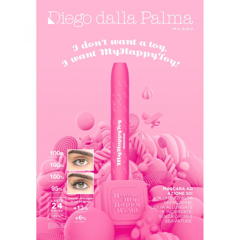 Diego Dalla Palma My Happy Toy Mascara Black 13ml
