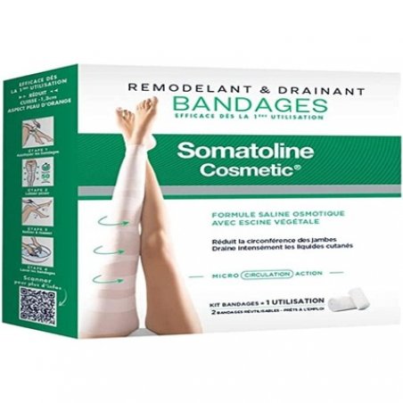 Somatoline Cosmetic Remodeling and Draining Kit - Pack of 2 Bandages