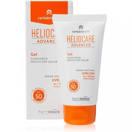 Heliocare Advanced Gel SPF 50 50ml Lightweight Sunscreen for Face Matte Finish