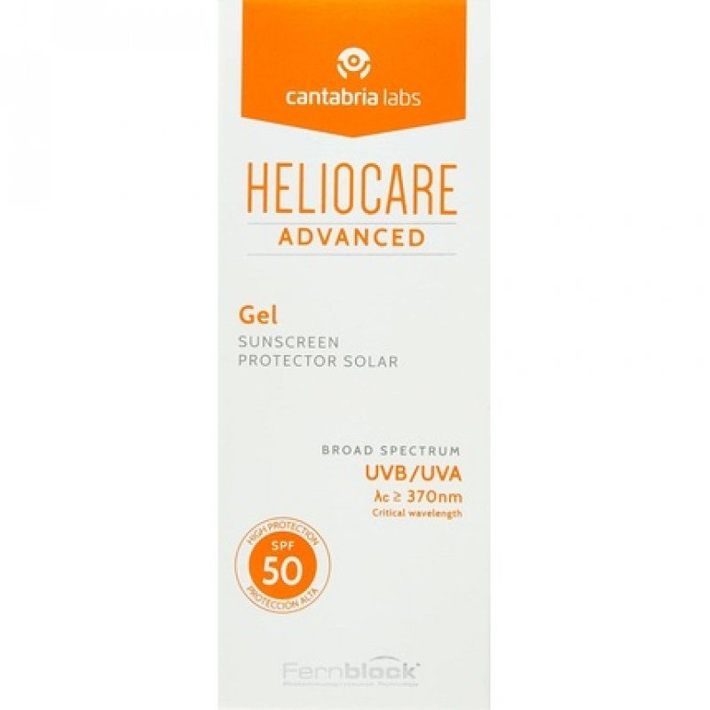 Heliocare Advanced Gel SPF 50 50ml Lightweight Sunscreen for Face Matte Finish