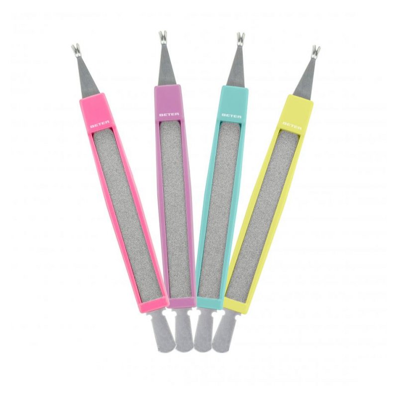 Beter Inox Low Leather Cuticle Cutter and File