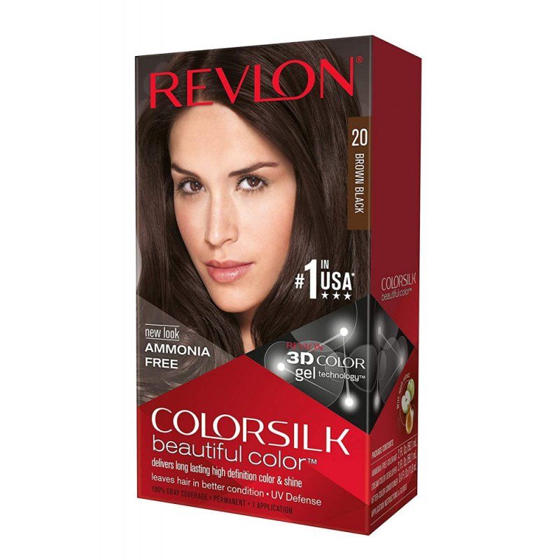 Revlon ColorSilk Beautiful Color 20 Brown Black