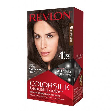 Revlon Color Silk Beautiful Ammonia-Free Hair Color Brown Black 130ml