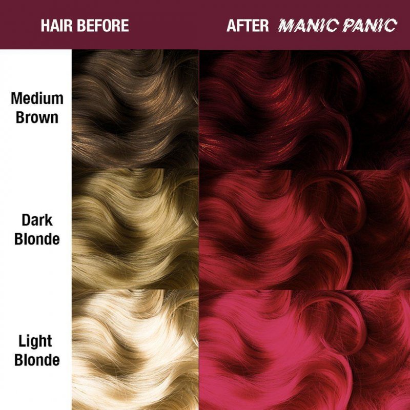 Manic Panic Vampire Red Classic Creme Vegan Cruelty Free Semi Permanent Hair Dye 118ml
