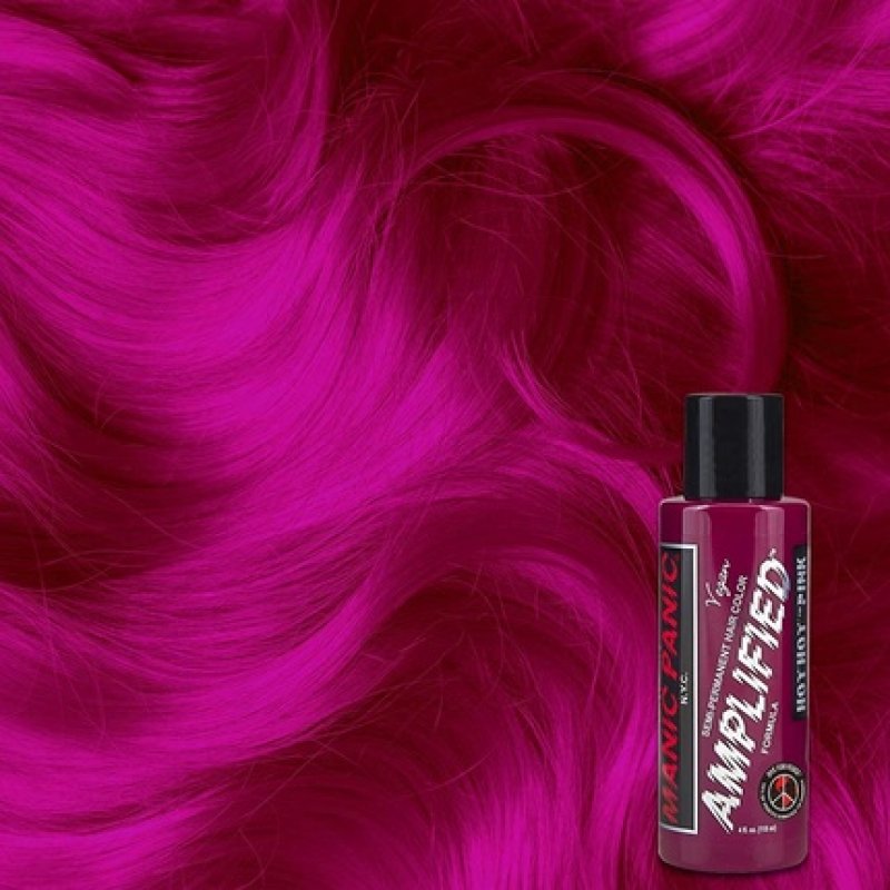 MANIC PANIC Hot Hot Pink Hair Color Amplified 3.99 Fl Oz