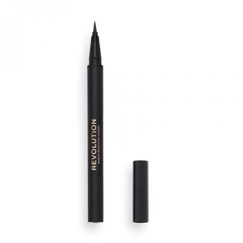 Makeup Revolution Hair Stroke Eyebrow Pen Medium Brown 0.5ml