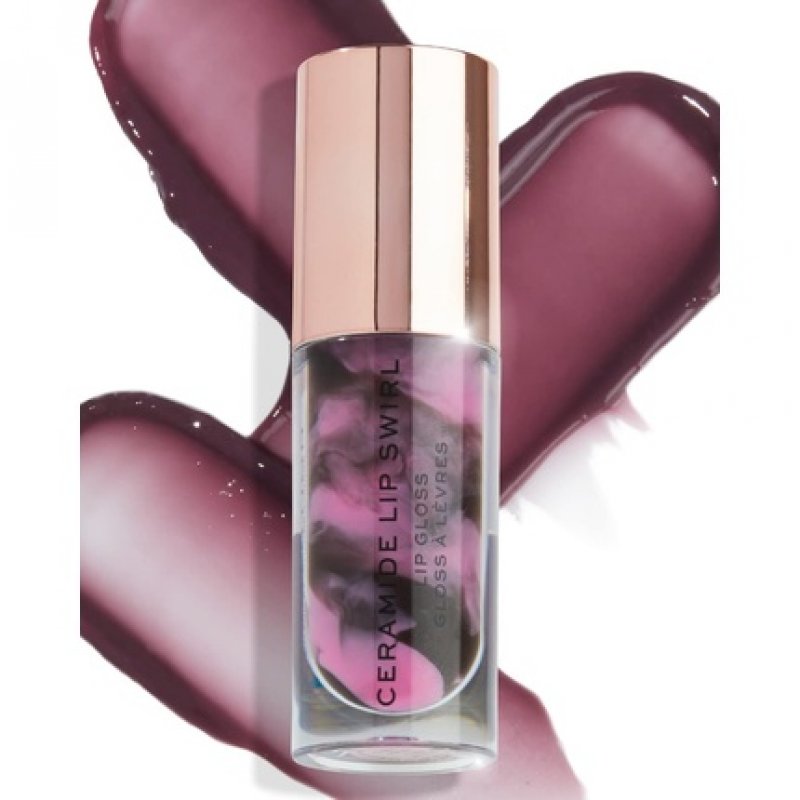 Makeup Revolution Lip Swirl Ceramide Gloss Lipgloss 4.5ml Cherry Mauve