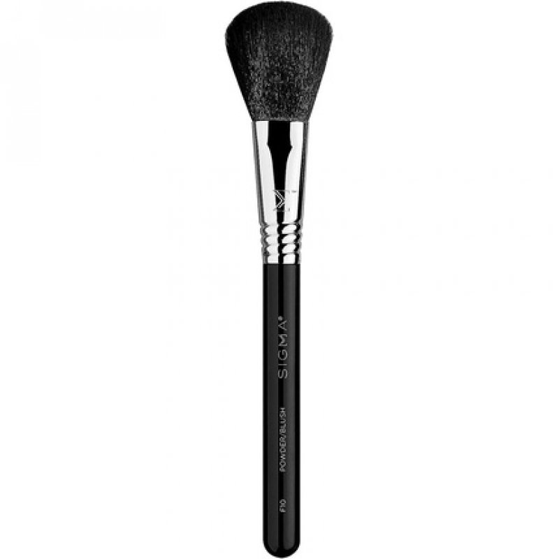 Sigma Beauty Professional F10 Powder/Blush Brush - Vegan, Hypoallergenic, Synthetic Makeup Brush