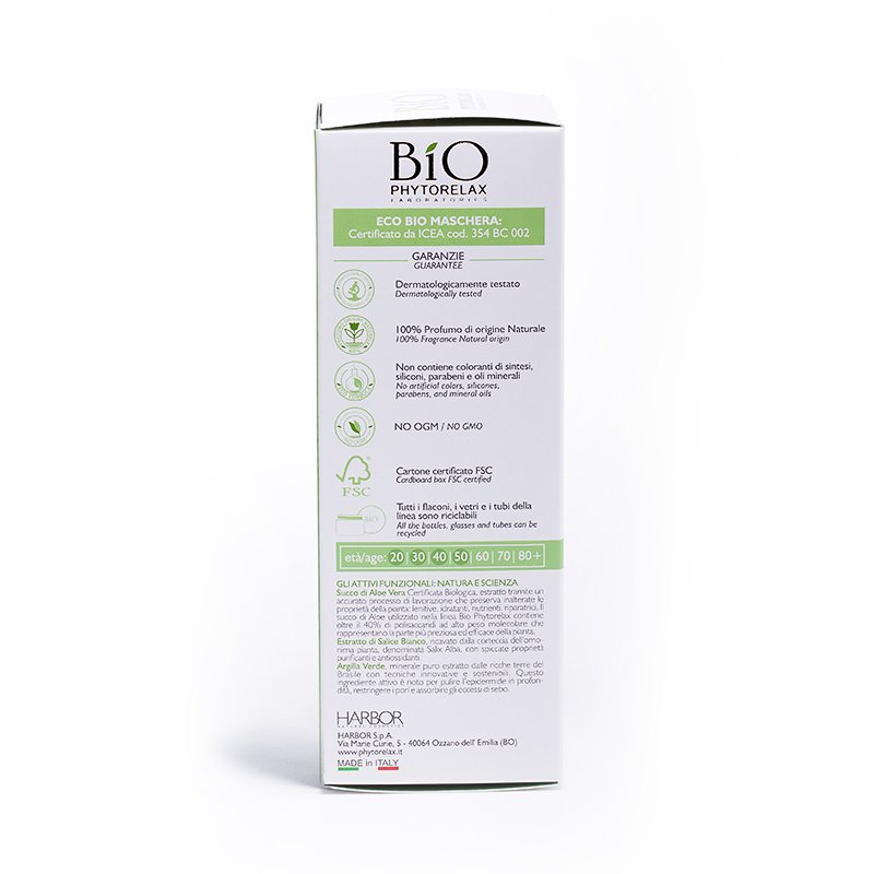 Phytorelax Laboratories Face Mask Purifying Masque de nettoyage Femmes 75 ml Crème