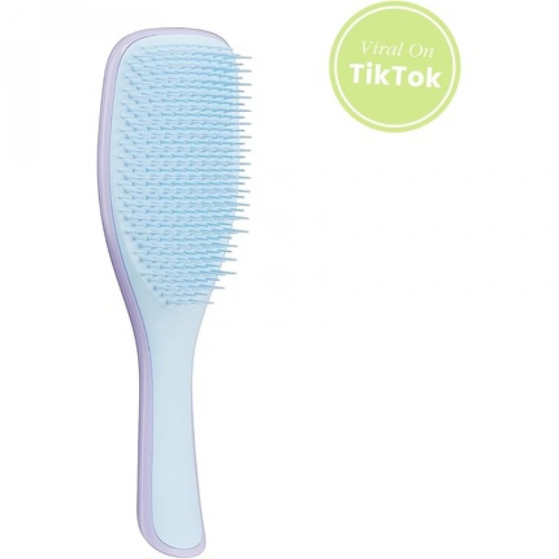 Tangle Teezer The Wet Detangler Hairbrush for Wet & Dry Hair - Lilac Cloud Blue Regular