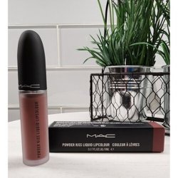 MAC Powder Kiss Liquid Lipcolor Over the Taupe 997 Full Size 0.17oz Lip Color