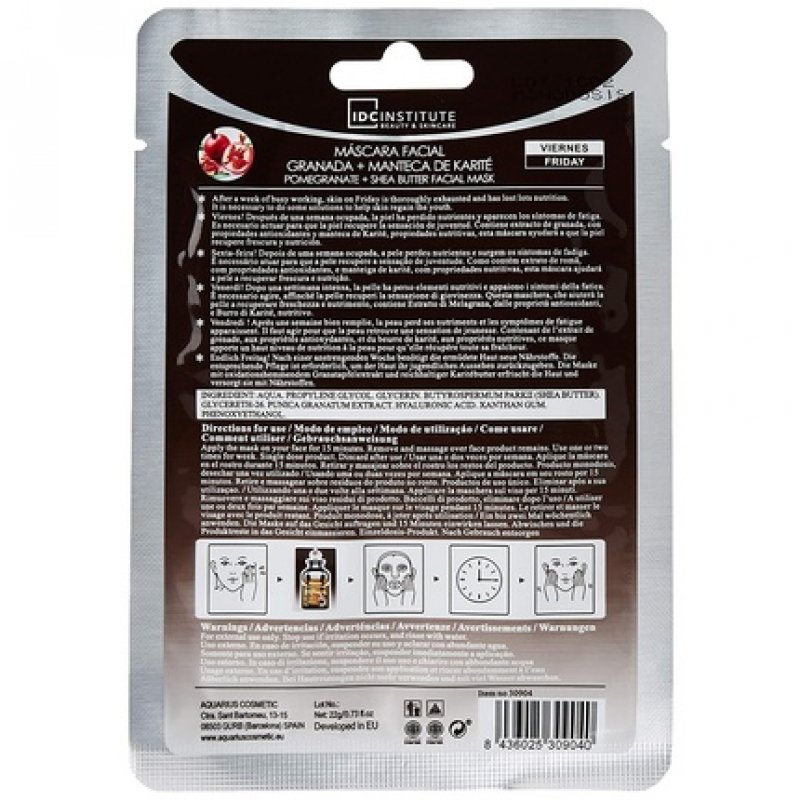 IDC Institute Pomegranate and Shea Butter Facial Mask