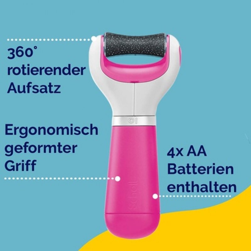 Scholl ExpertCare Electric Express Pedi for Silky Soft Feet with Special Heel Roll