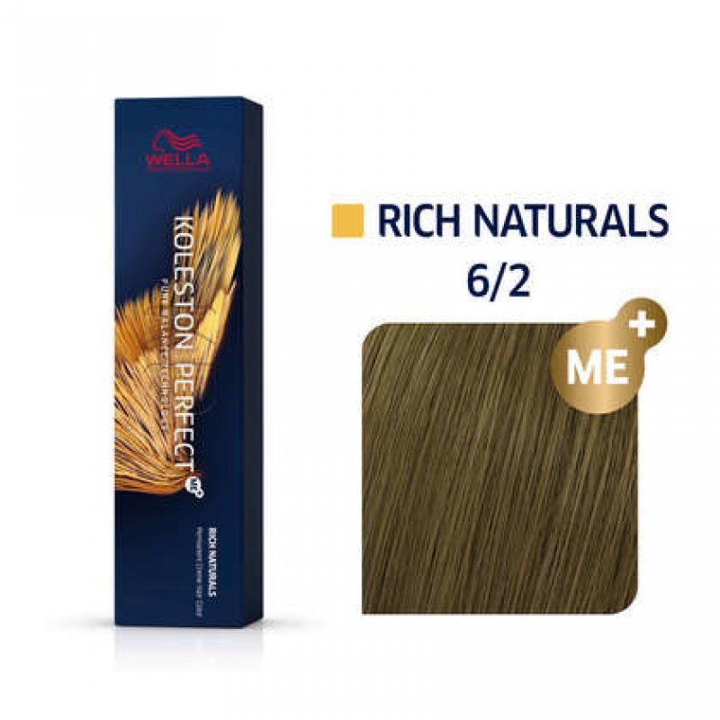 Wella Koleston Perfect Me Rich Naturals 6/2 Blond foncé Mat 60ml